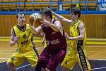 Mladí basketbalisté Písku (U19) v zápase s BA Nymburk.