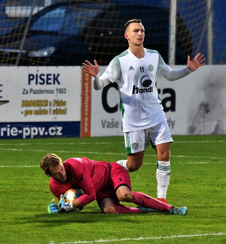 ČFL: FC Písek - Sokol Hostouň 2:0 (1:0).