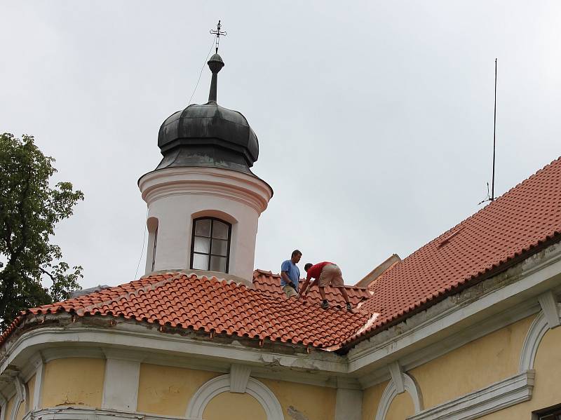 Kostel Nejsvětější Trojice v Čimelicích.