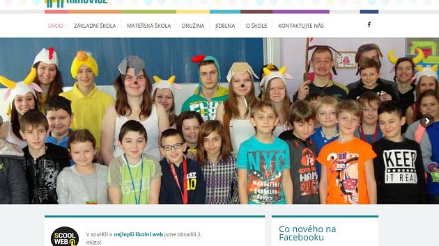Se svými webovými stránkami uspěla ZŠ a MŠ Mirovice v celostátní soutěži o nejlepší školní web. Ve své kategorii získala druhé místo.