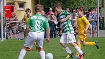 Přestávkový zápas přípravek v rámci třetiligového derby Písek - Čížová.