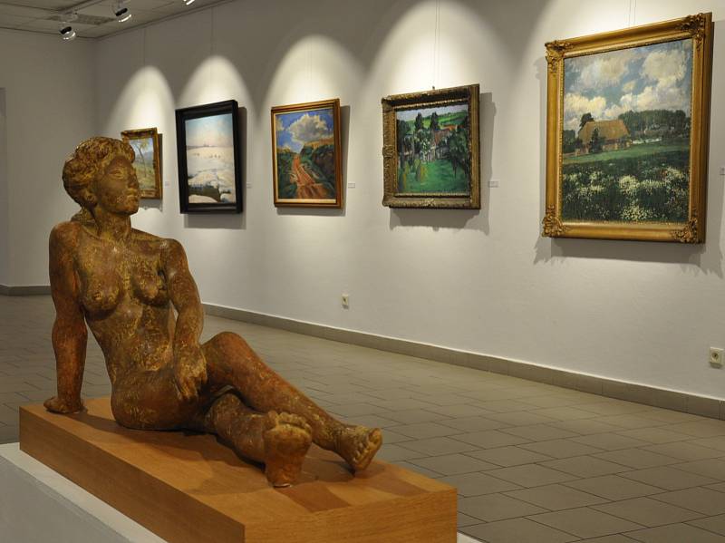 Výstava Slavnost malby v Prácheňském muzeu v Písku.