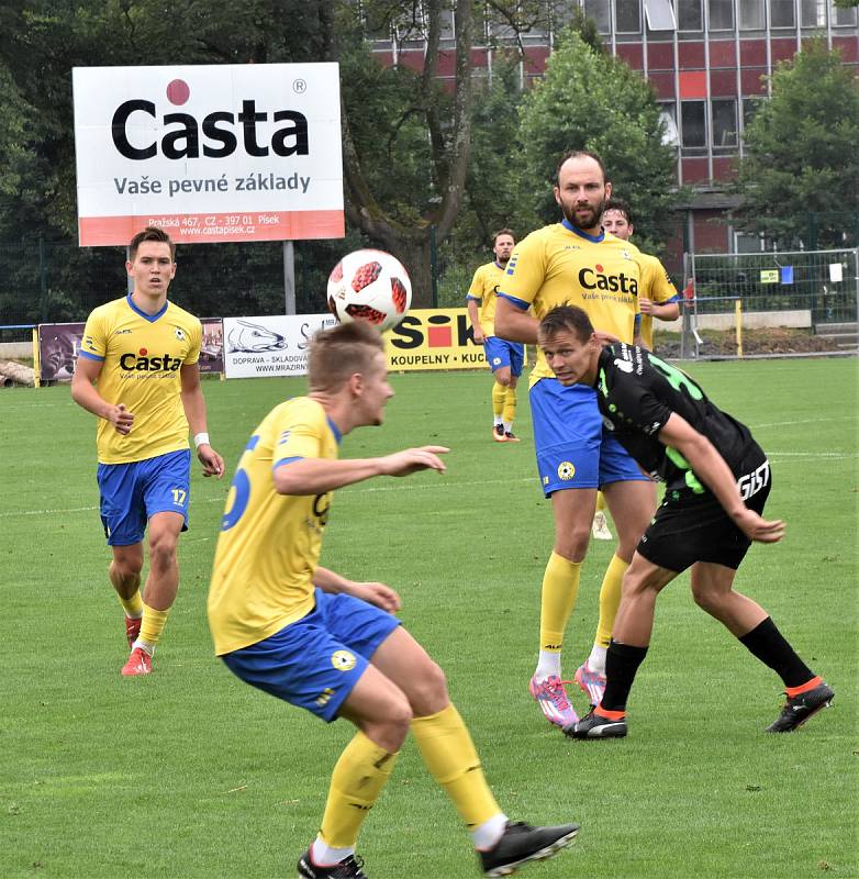 FC Písek - FC Hradec Králové 0:2 (0:2).