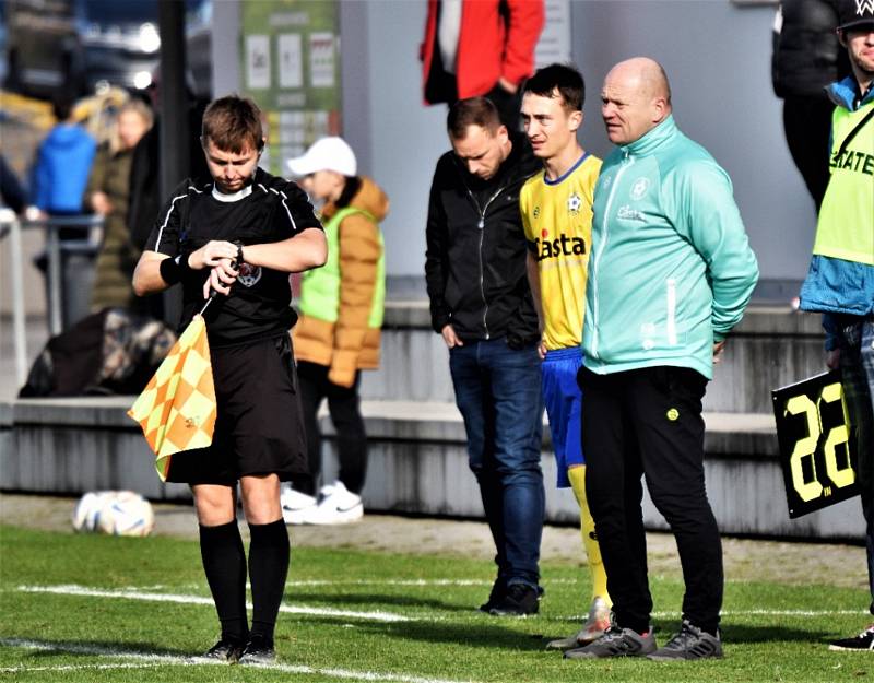 ČFL: FC Písek - Povltavská FA 1:0 (0:0). Foto: Jan Škrle