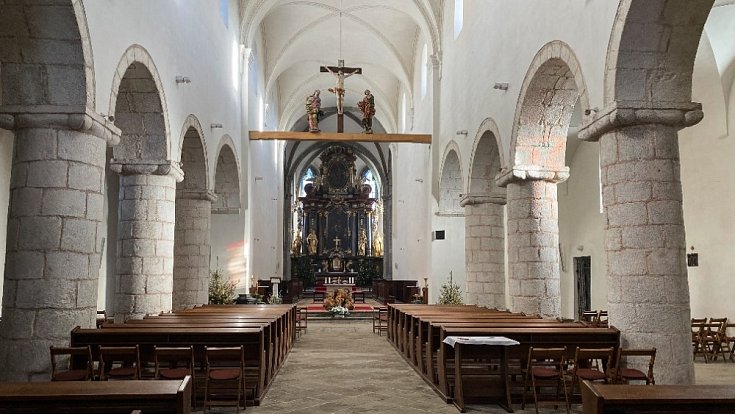 Premonstrátský klášter v Milevsku se může pyšnit nádhernou bazilikou Navštívení Panny Marie.