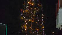 Rozsvícení vánočního stromu na Tylovce