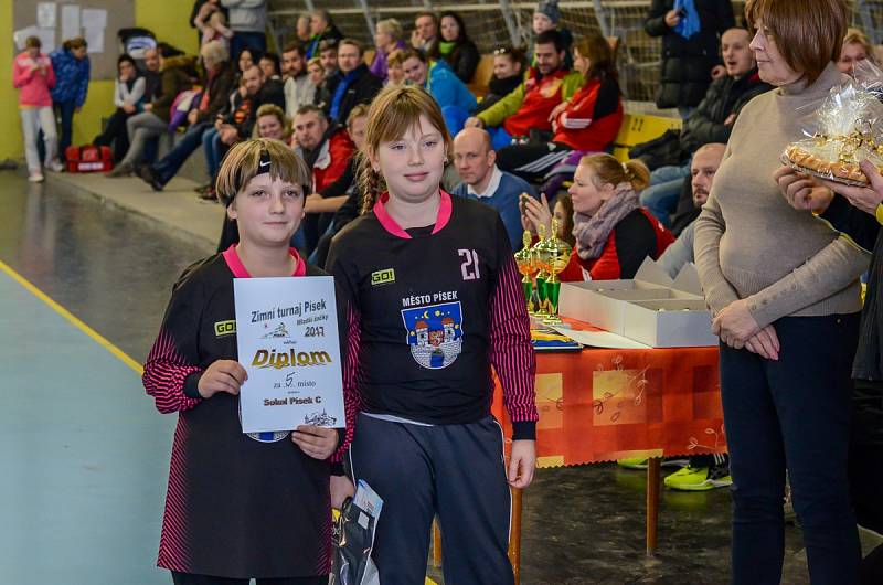 Tradiční házenkářský Zimní turnaj mladších žaček v Písku 2017