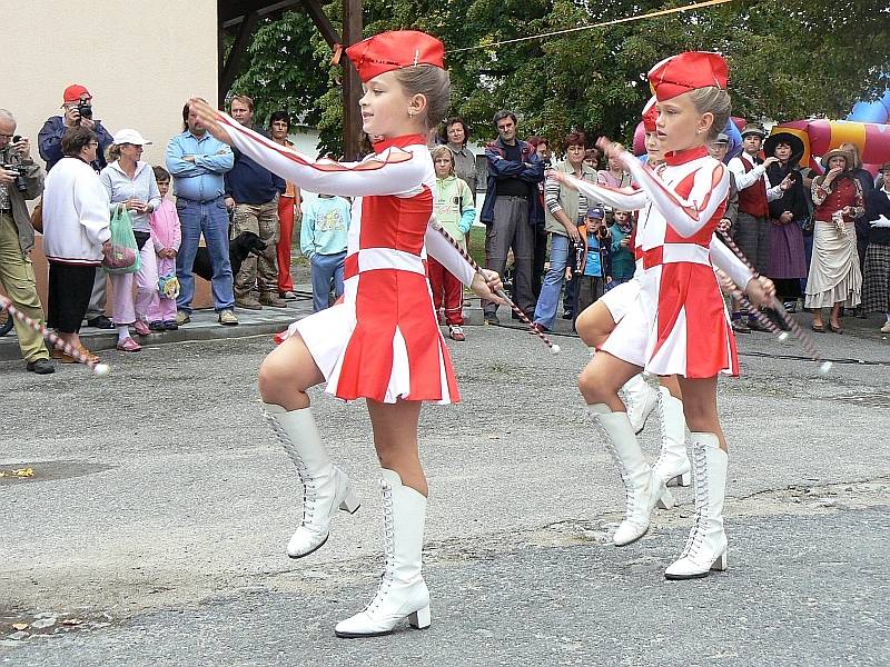 Vystoupení mažoretek