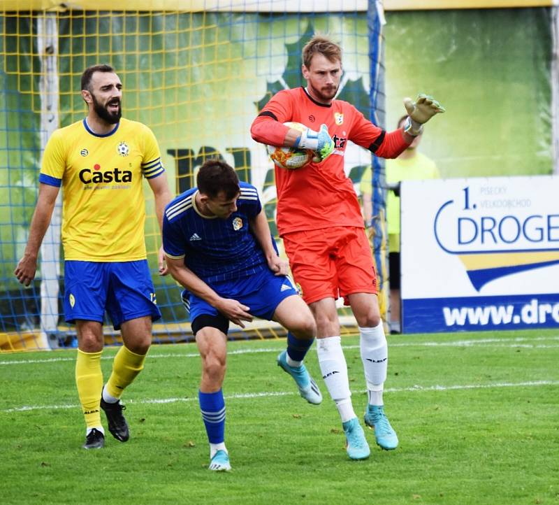 Fotbalová ČFL: FC Písek - Motorlet Praha 1:0 (0:0).