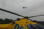 Letecká záchranná služba Jihočeského kraje na místo havárie letounu vyslala také posádku vrtulníku. Druhý stroj byl z letecké záchranky Kraje Vysočina.