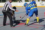 Hokejbalová II. liga: HBC Prachatice B - Pluhův Žďár 5:3.