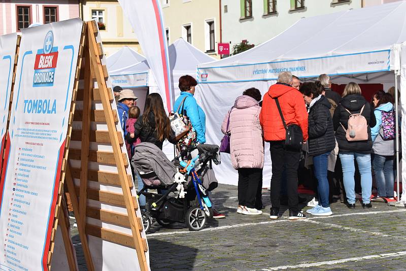 Velké náměstí v Písku se proměnilo v ordinaci.