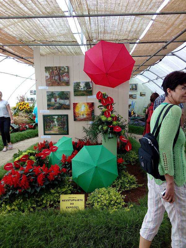 Výstava květin v Čimelicích.