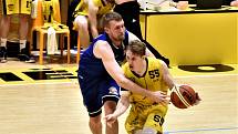 Čtvrtfinále play off 1. ligy basketbalistů: Sršni Photomate Písek - Lokomotiva Plzeň 93:54 (58:22).