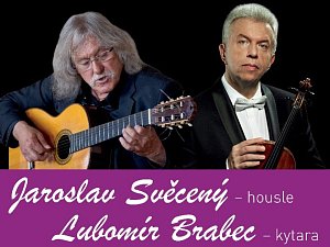 Lubomír Brabec a Jaroslav Svěcený vystoupí v Písku.