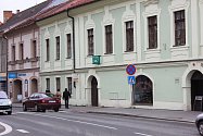 Milevsko. Nejstarší budova na milevském náměstí s čp.1. Ilustrační foto