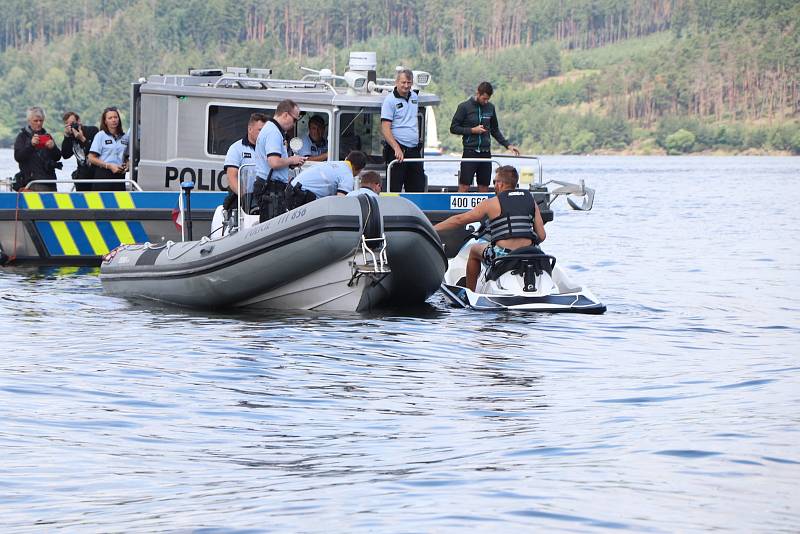 Bezpečnost na vodě, akce policie na Orlíku
