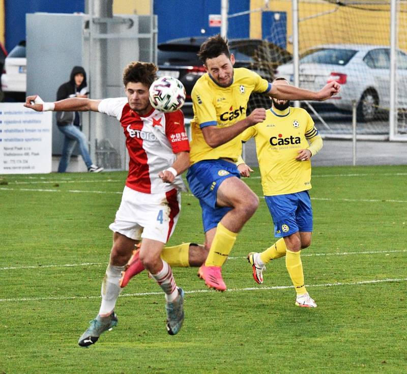 Fotbalisé Písku na podzim béčko Slavie porazili 2:1, nyní na jeho hřišti prohrálo 0:5.