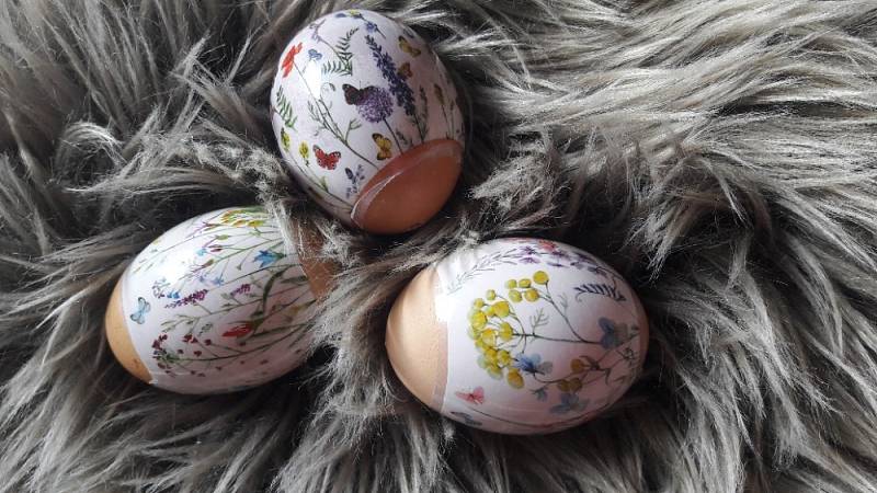 Velikonoční vajíčka mohou mít mnoho podob.