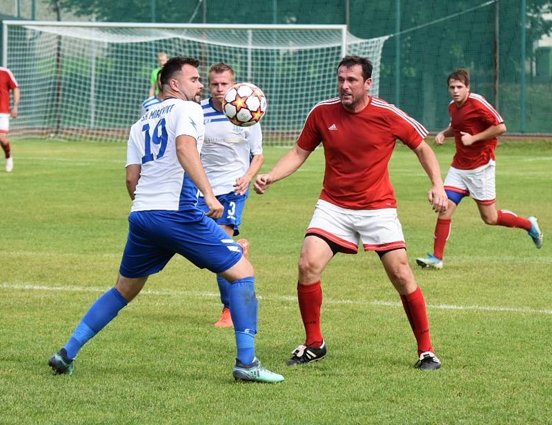 Fotbalová I.A třída: Mirovice - Strunkovice 1:0.