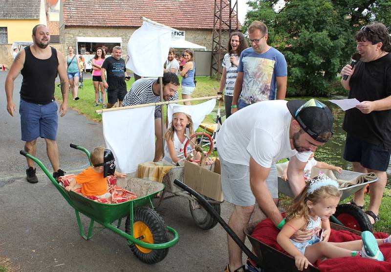 Závody kolců v Radobytcích.