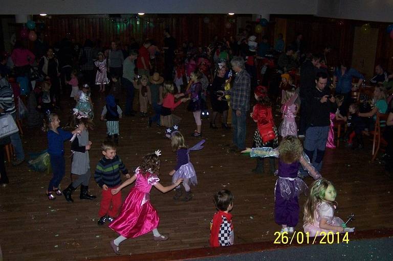 Dětský karneval v Milevsku. 
