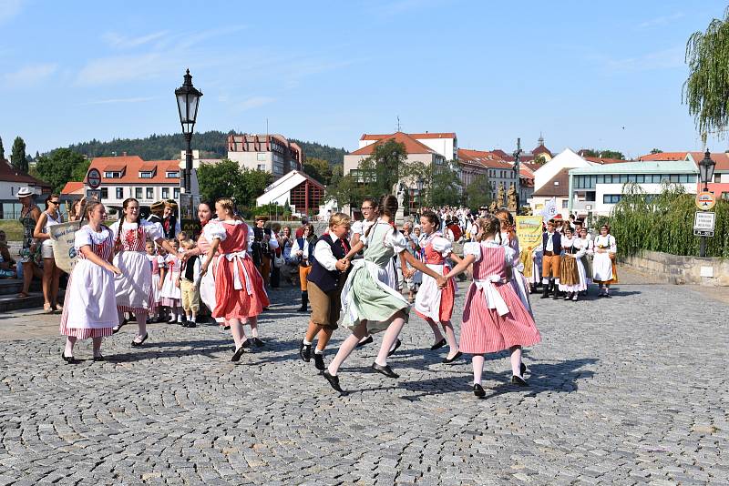Mezinárodní folklorní festival v Písku.