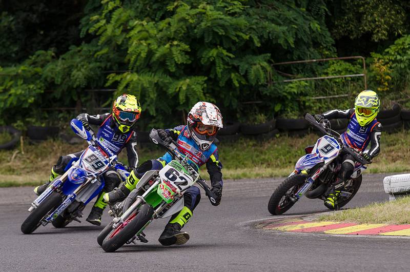 Závody seriálu Supermoto MMČR 2018 v Písku.