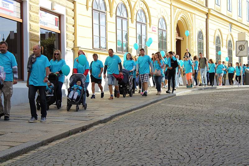 Pochod za zdravé chlapy v Písku.