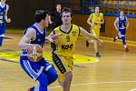 Závěrečný duel sezony 1. ligy basketbalistů Písek - Prostějov.