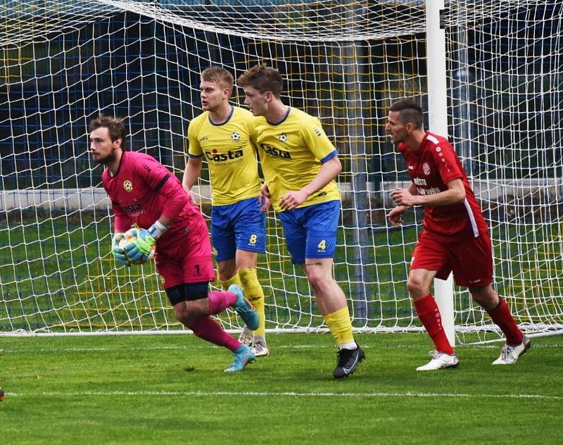 ČFL: FC Písek - Králův Dvůr 2:1 (1:1).