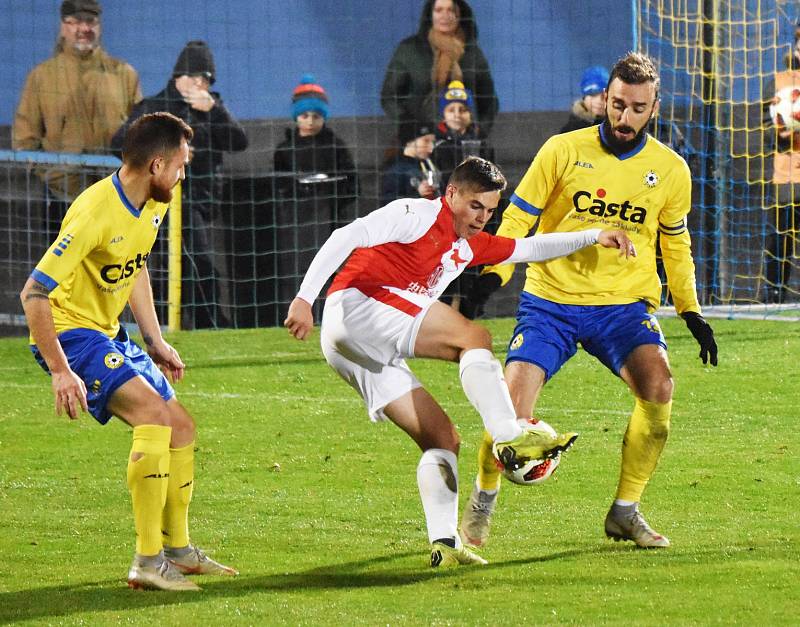 FC Písek – SK Slavia Praha 1:0 (1:0).