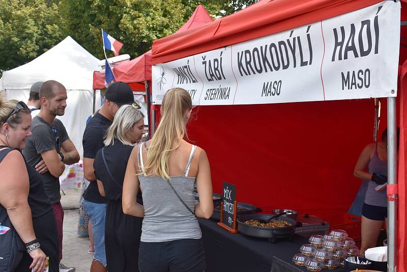 Street Food Market v Písku.