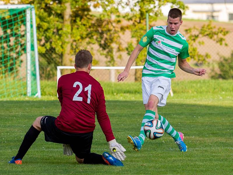 První gól Jakuba Rosůlka znamenal vyrovnání na 1:1.