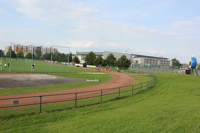 Milevský letní stadion.