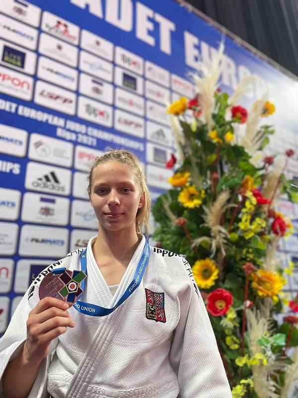 Anna Skalská si na mistrovství Evropy dorostu v Rize vybojovala bronz.