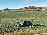 Dopravní nehoda u obce Zlivice.