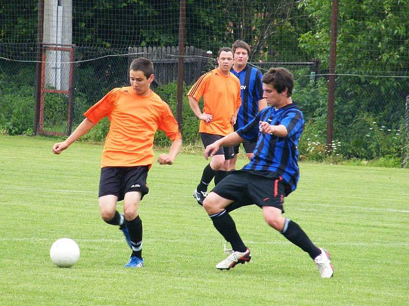 V sobotním zápase okresní fotbalové III. třídy mužů zvítězil SK Oslov nad mužstvem TJ ZD Kovářov B 2:0. 