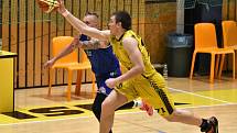 Čtvrtfinále play off 1. ligy basketbalistů: Sršni Photomate Písek - Lokomotiva Plzeň 93:54 (58:22).