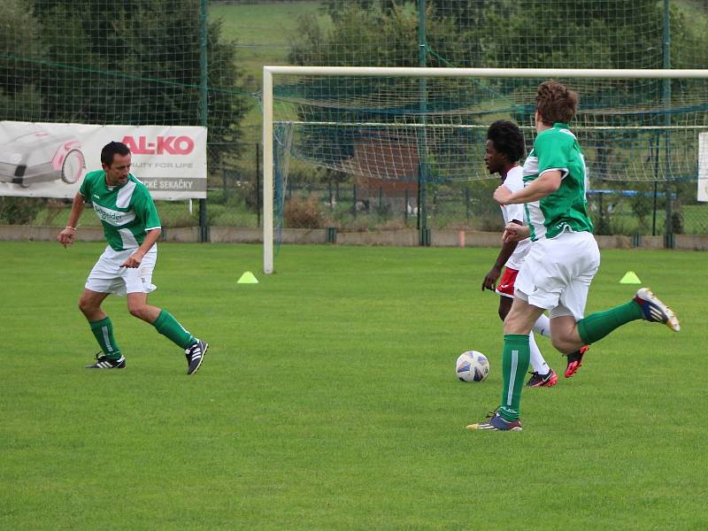 Okresní kolo Zaměstnanecké ligy Deníku v malém fotbale v Semicích.