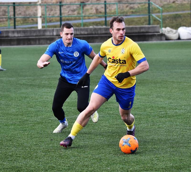 Fotbalová příprava: FC Písek - Sokol Lom 7:0 (3:0).