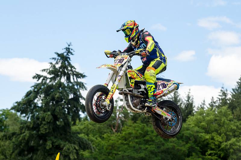 Závody seriálu Supermoto MMČR 2018 v Písku.