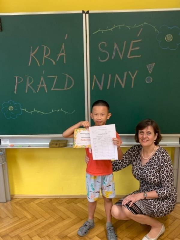 Konec školního roku v ZŠ Lnáře.