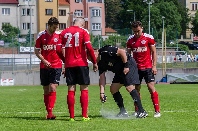 S domácími diváky se třetiligoví fotbalisté Písku rozloučili výhrou nad Chrudimí.