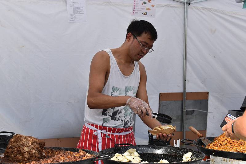 Street Food Market v Písku.