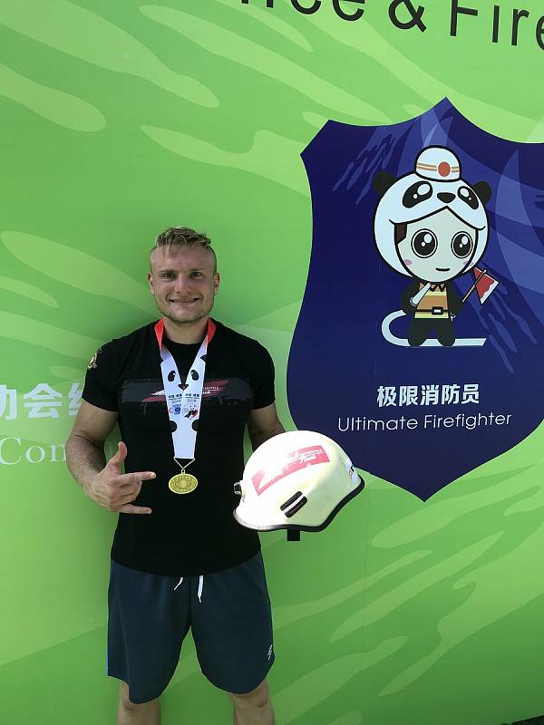 Michal Brousil na světových hrách v Číně.