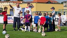 Nábor malých fotbalistů v FC Písek.