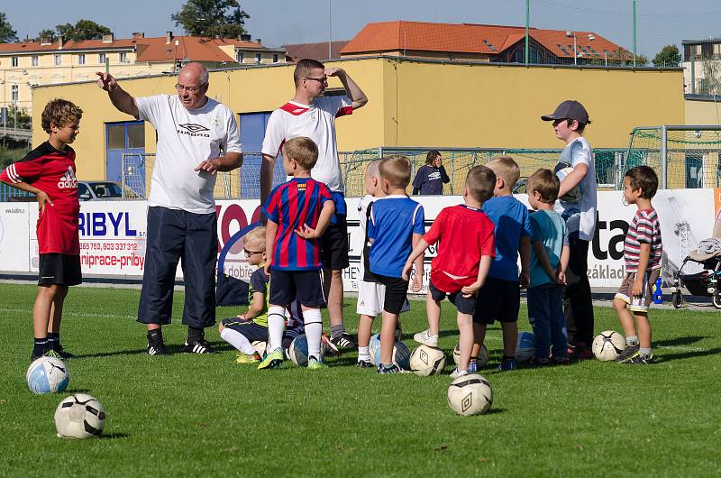 Nábor malých fotbalistů v FC Písek.