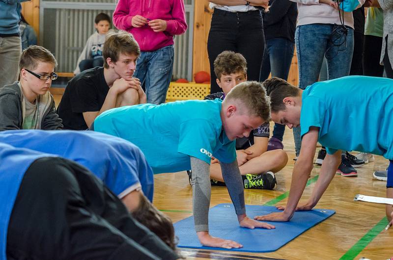 Okresní kolo akce Odznak všestrannosti olympijských vítězů v Písku.