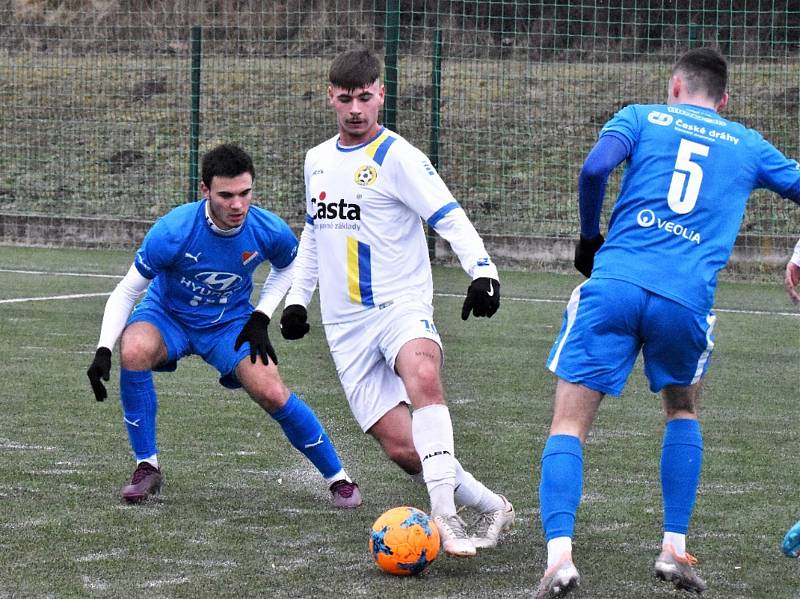 Přípravný fotbal: FC Písek - Baník Ostrava U19 1:2 (0:2).